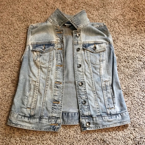 Merona Denim Jean Vest Size XS - Picture 2 of 8